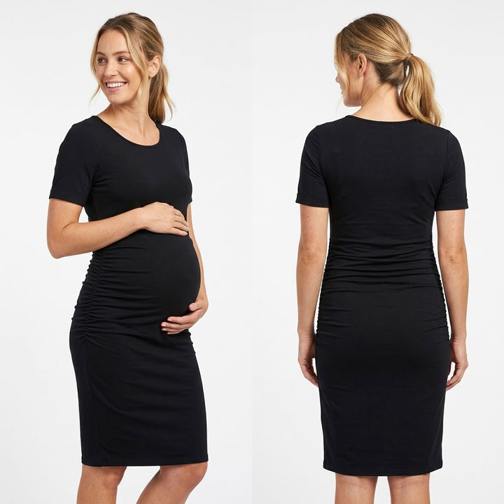 Ariah - Short Sleeves Maternity Dress