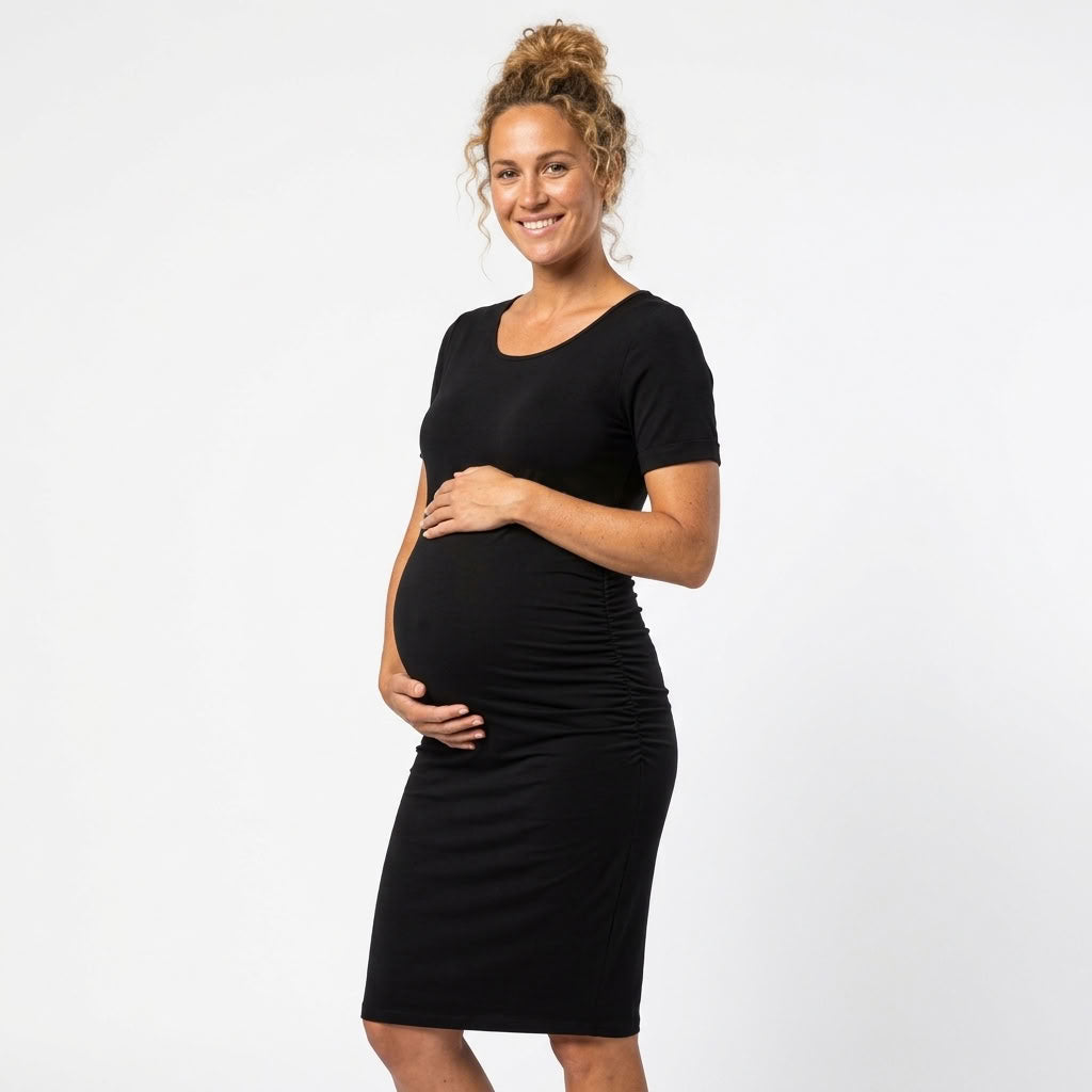 Ariah - Short Sleeves Maternity Dress