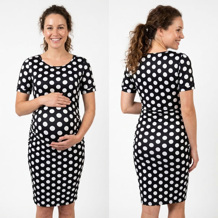 Ariah - Short Sleeves Maternity Dress