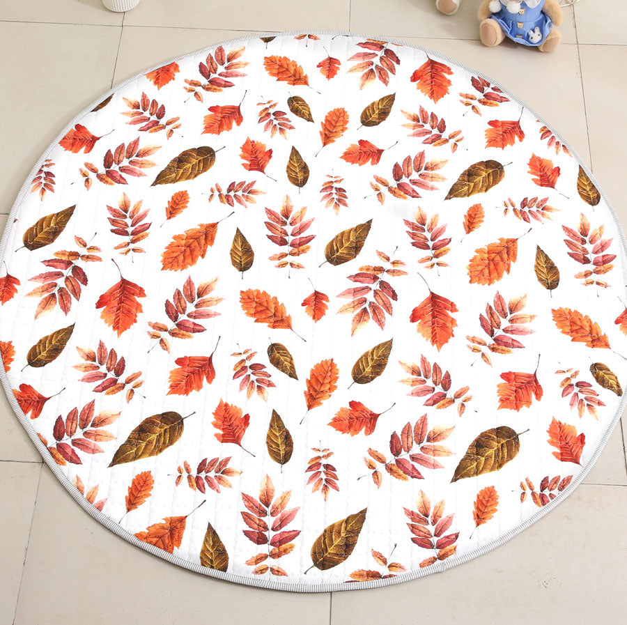 Autumn Leaves Baby Play mat 150 cm diameter - Front