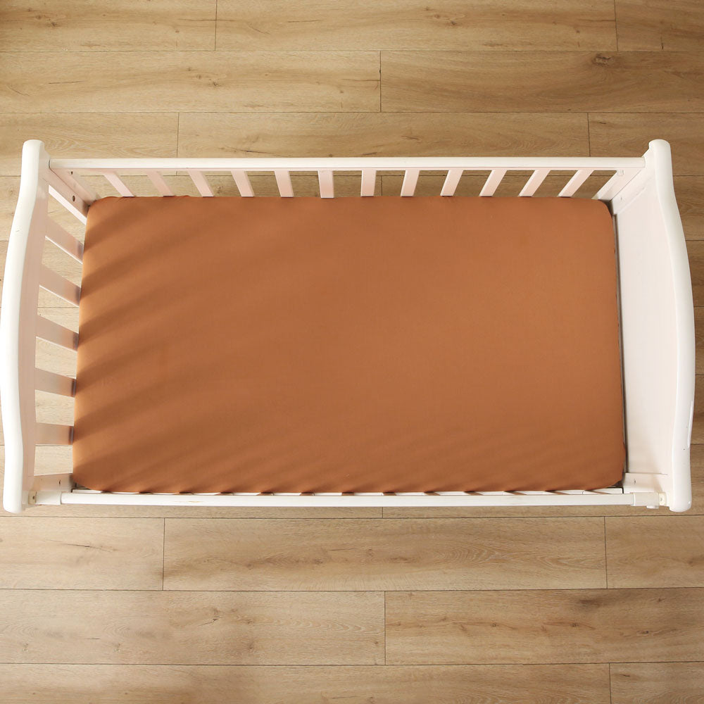 Brooklyn Baby Fitted Cot Sheet Top View 1