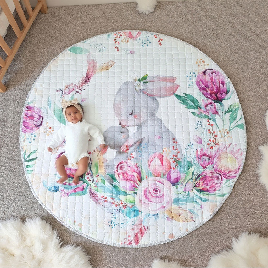 Bunny Baby Round Baby Playmat 150 cm diameter