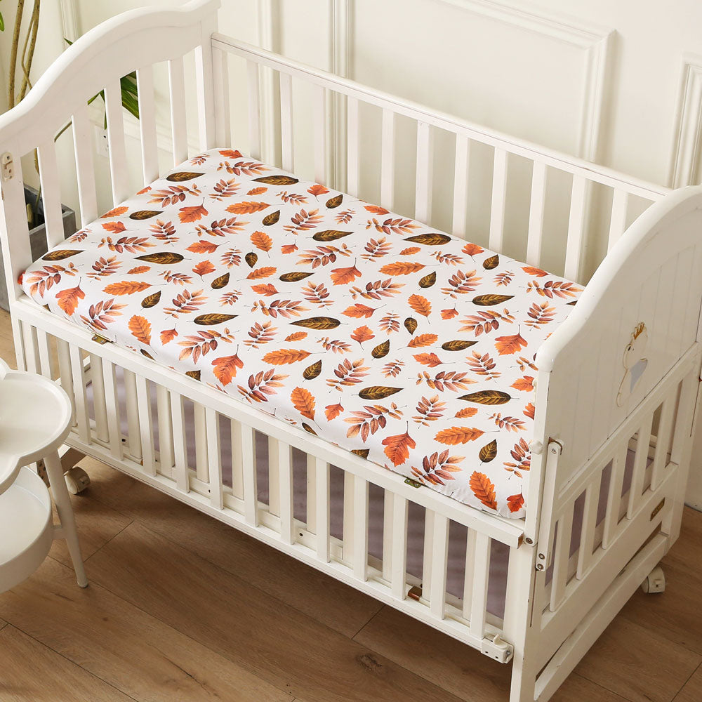 Fall Leaves Baby Fitted Cot Sheet
