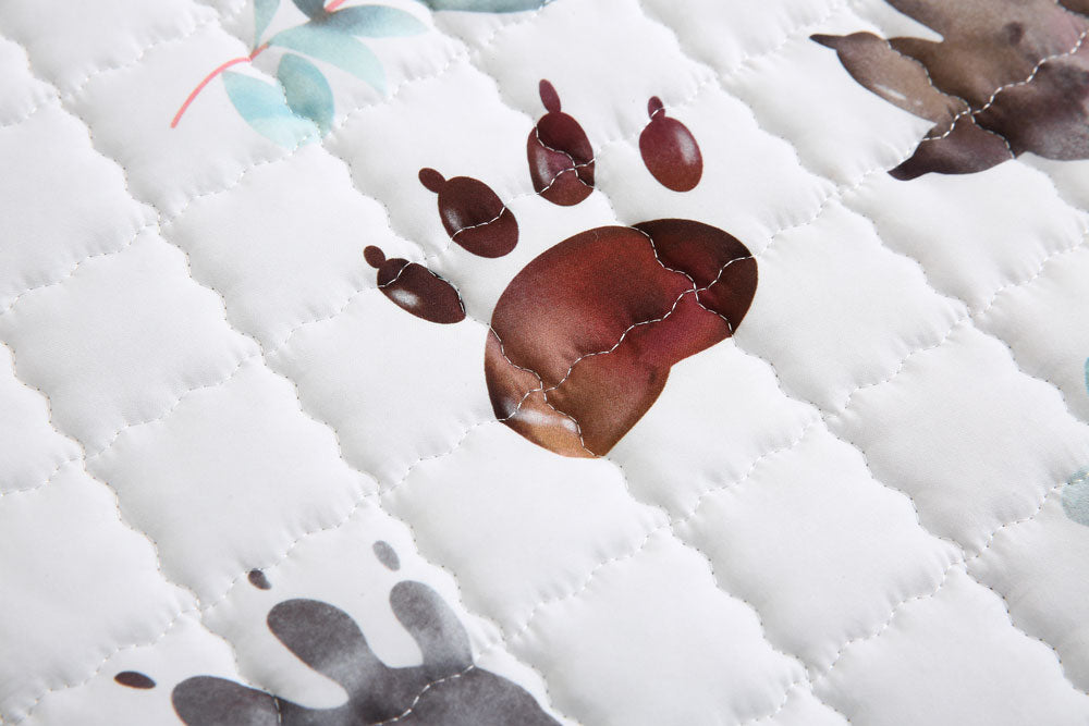 Footprints Baby Play mat 150 cm diameter - Closeup 1