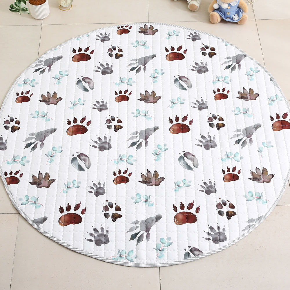 Footprints Baby Play mat 150 cm diameter - Front