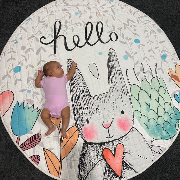 Hello Bunny Baby Playmat Online Australia – Nappy Bag Store