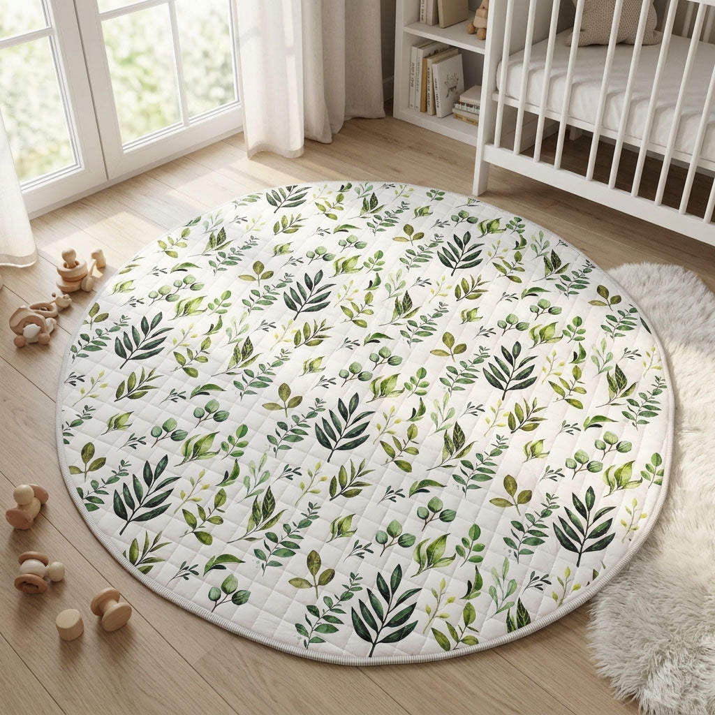 Leaves-Round-Baby-Play-Mat---150-cm-Diameter