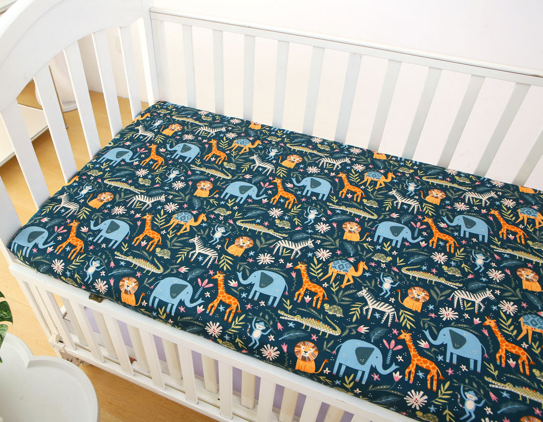 Liev Fitted Cot Sheet Front