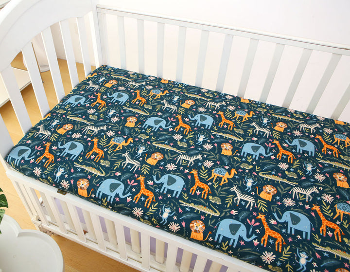 Liev Fitted Cot Sheet Front
