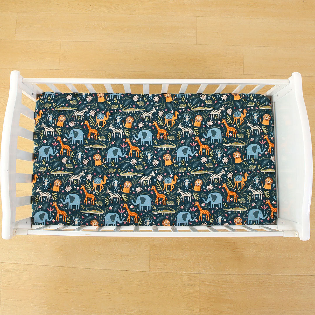 Liev Fitted Cot Sheet Top View