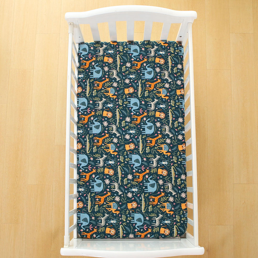 Liev Fitted Cot Sheet Top View 1
