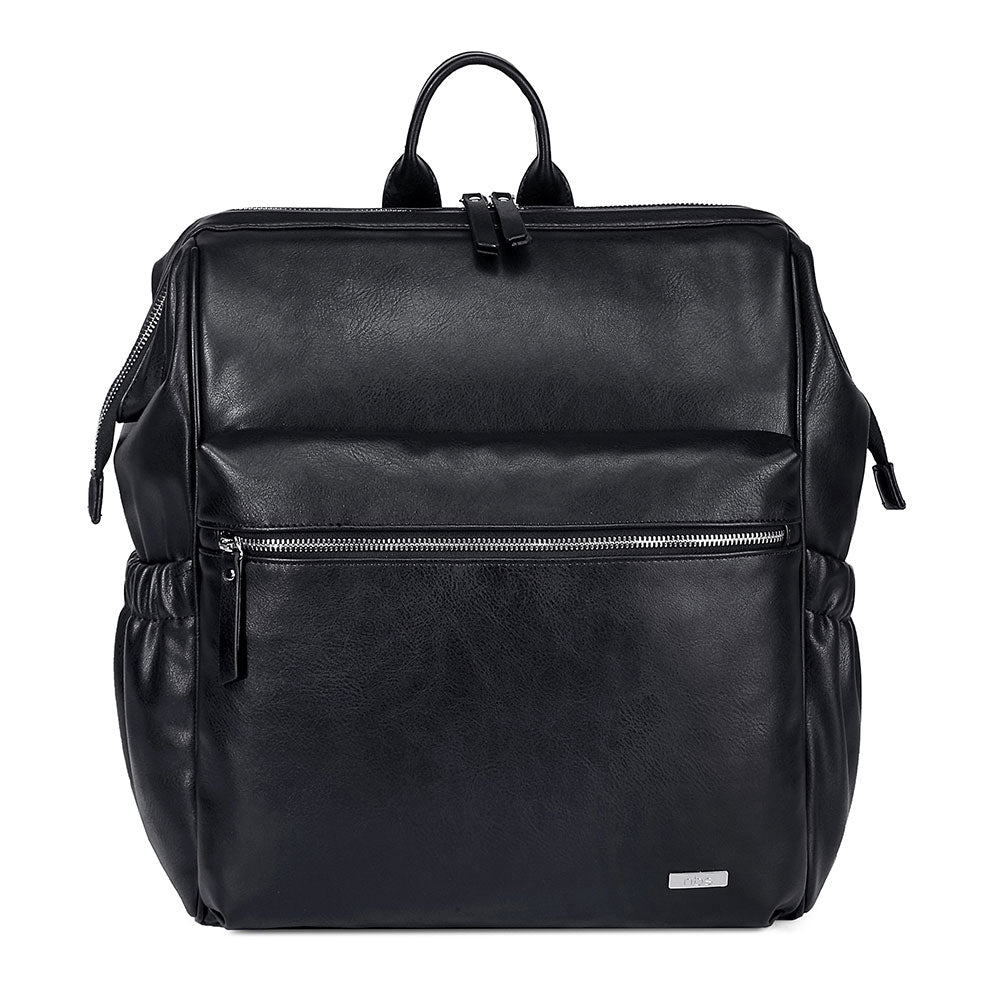 black leather backpack melbourne Melbourne Vegan Leather Nappy Bag Backpack Online – Nappy Bag Store