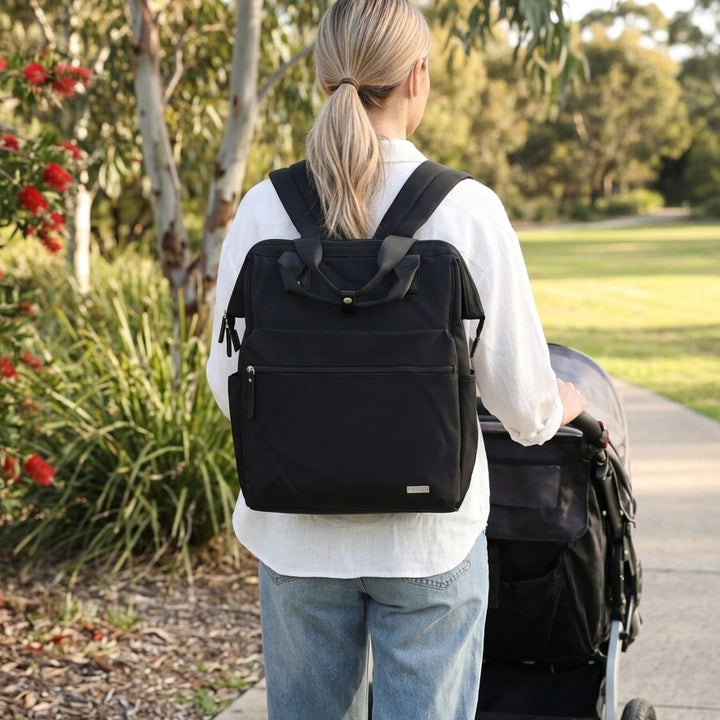 Melbourne-Nappy-Bag-Backpack---Black3