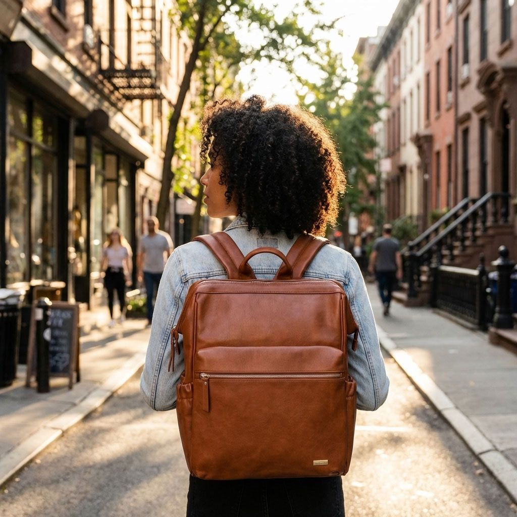 cheap leather backpacks melbourne Melbourne Vegan Leather Nappy Bag Backpack Online – Nappy Bag Store