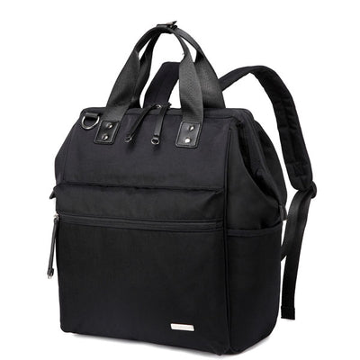 Melbourne-carry-all-backpack-nappy-bag-black-OLD