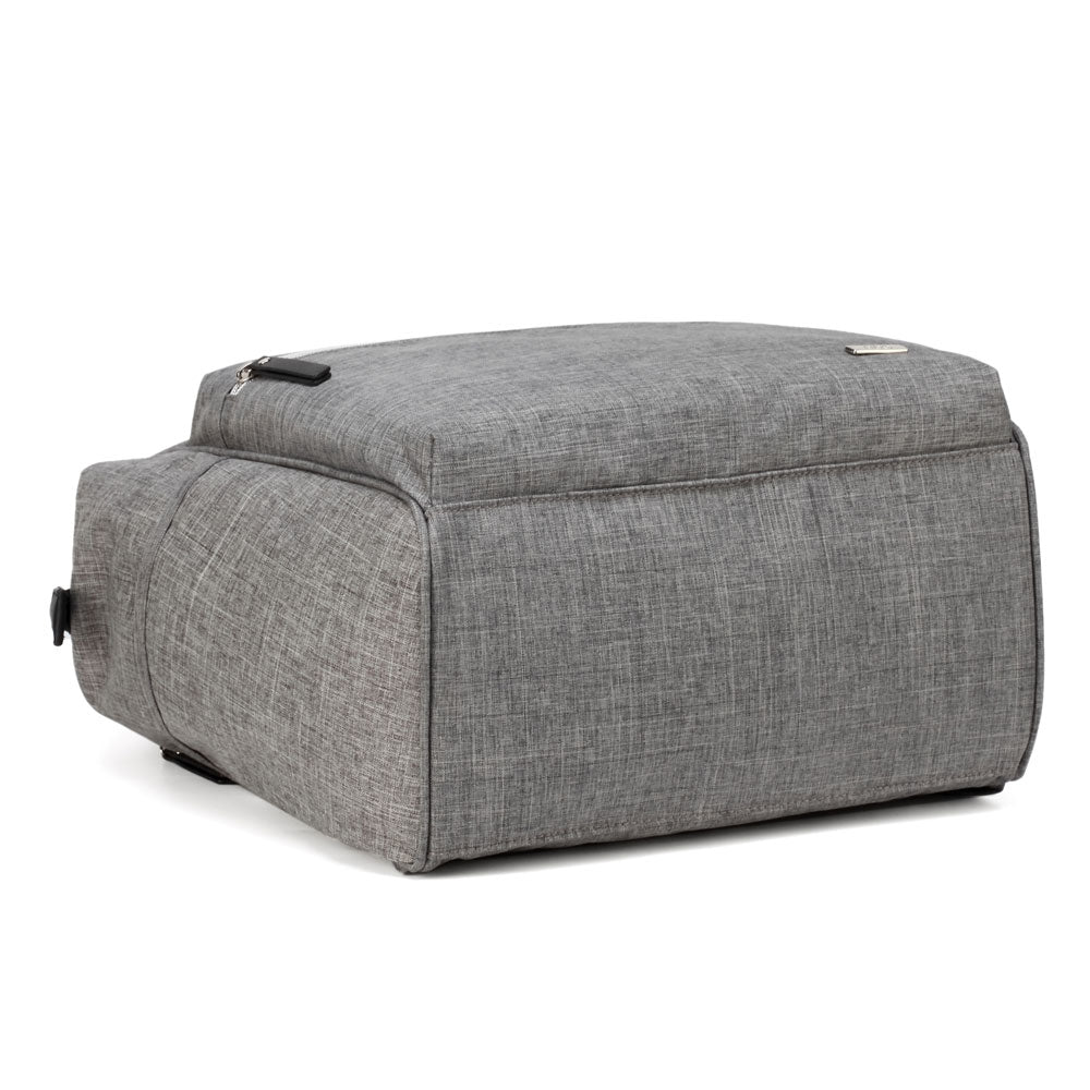 Melbourne Carry All Nappy Bag Backpack Grey - Bottom View