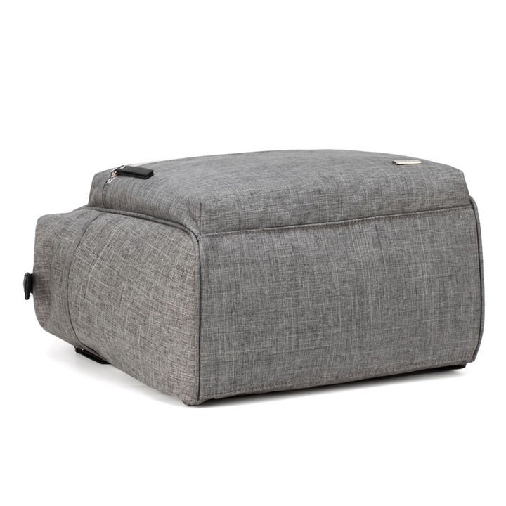 Melbourne Carry All Nappy Bag Backpack Grey - Bottom View