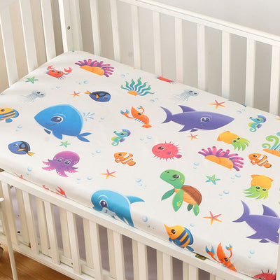 Ocean Fishes Fitted Cot Sheet