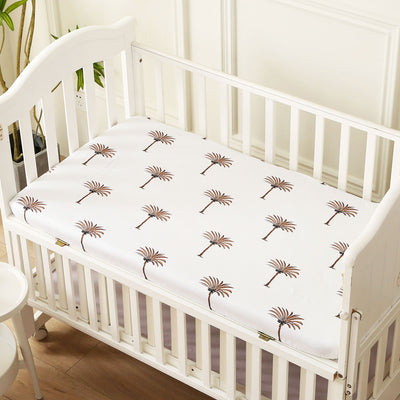 Palm Tree Baby Fitted Cot Sheet