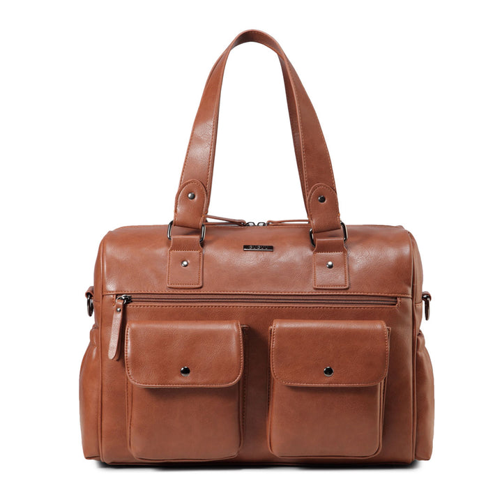 Sarah Carry All Nappy Bag  Gunmetal - Front