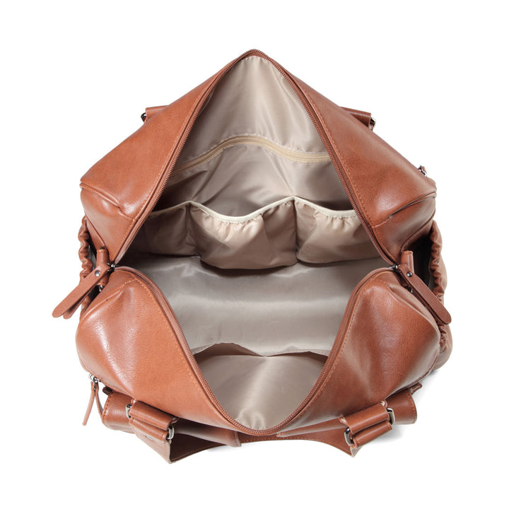Sarah Carry All Nappy Bag  Gunmetal - Inside