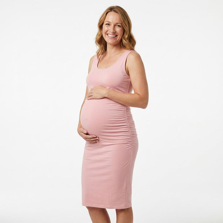 Serene - Black Sleeveless Maternity Dress