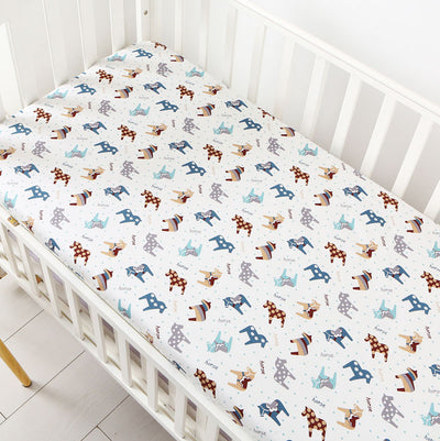 Trojan Horse Fitted Cot Sheet Front