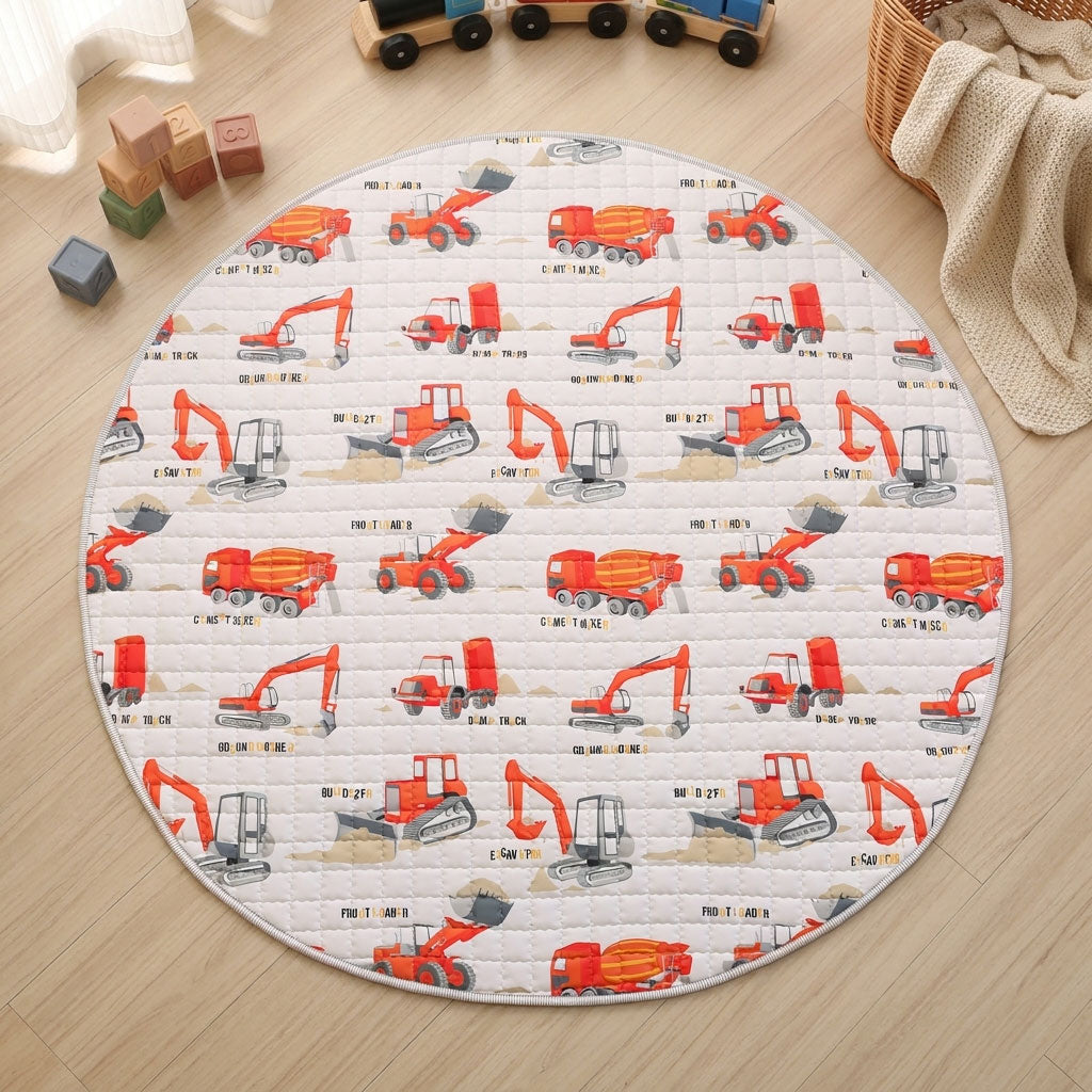 Trucks-Round-Baby-Play-Mat---150-cm-Diameter