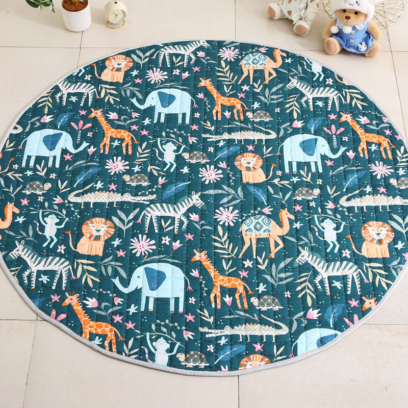 Wildlife Baby Play mat 150 cm diameter - Front