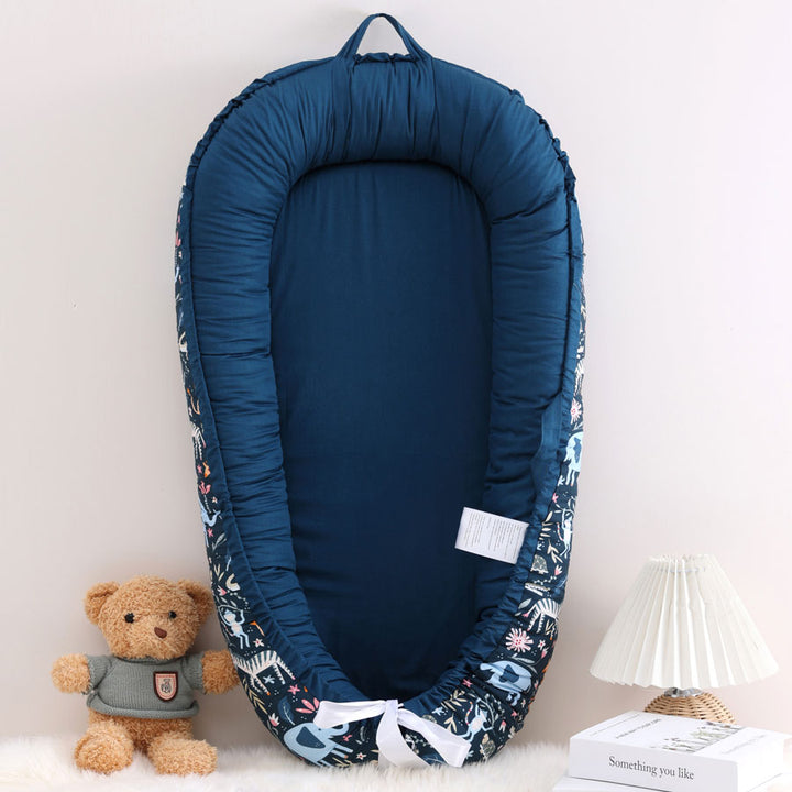 Wildlife Leaves Baby Nest Lounger Backside