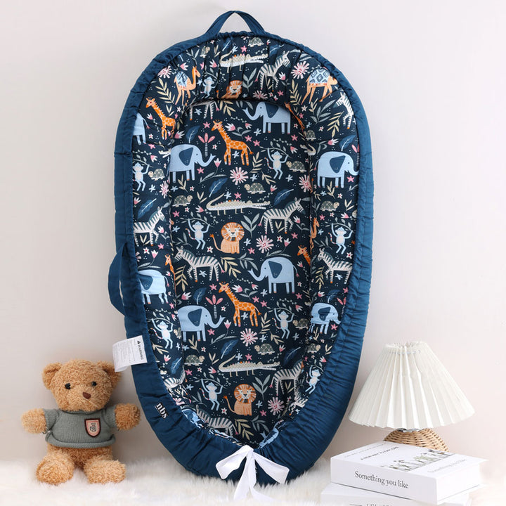 Wildlife Leaves Baby Nest Lounger Front