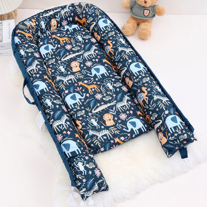 Wildlife Leaves Baby Nest Lounger Open view