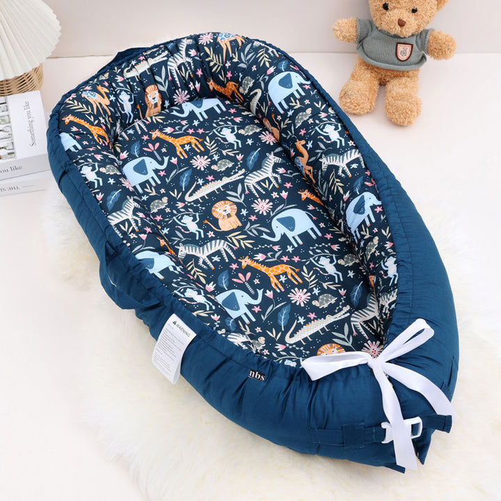 Wildlife Leaves Baby Nest Lounger Side
