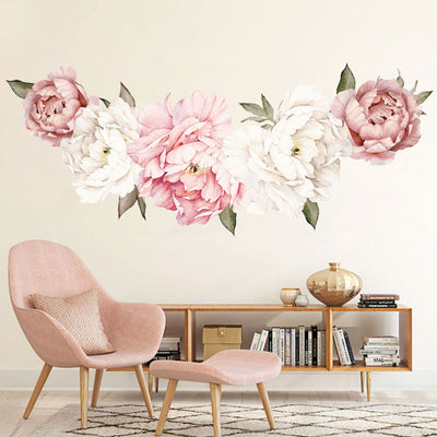 150-63 cm XL Peony Flowers Baby Nursery & Kid's Room Wall stickers in study
