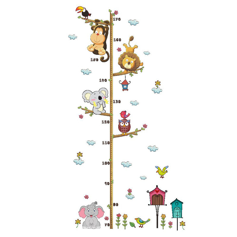 Monkey Friends Height Measurement Sticker full