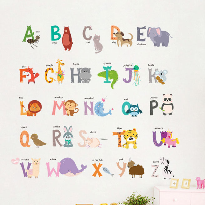 ABCD Baby Nursery Wall Stickers 1