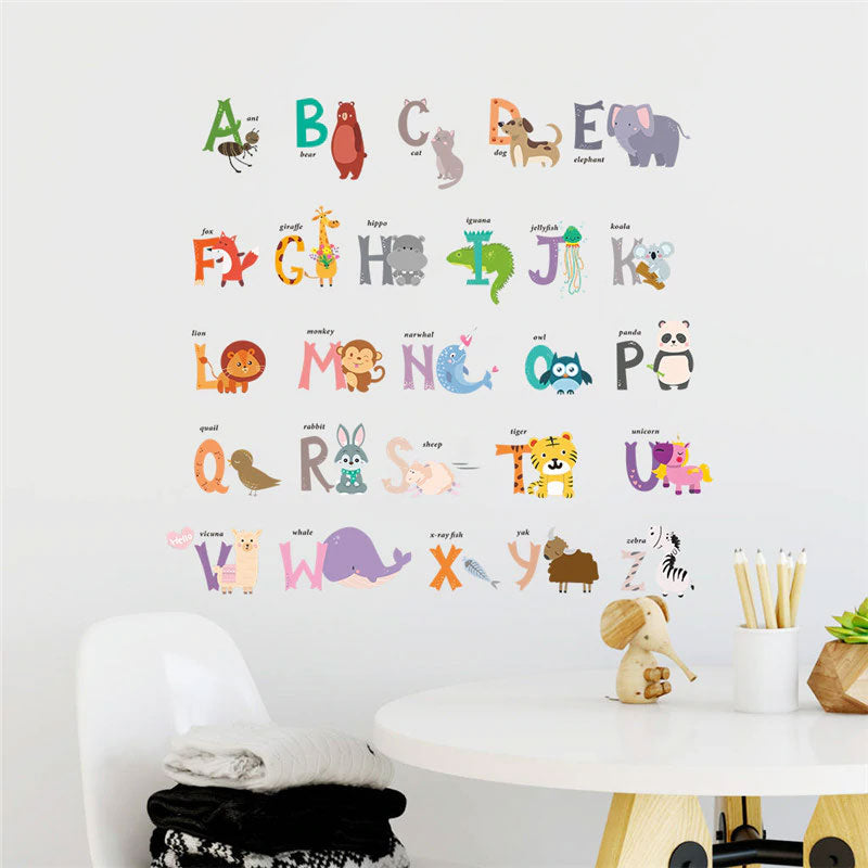 ABCD Baby Nursery Wall Stickers