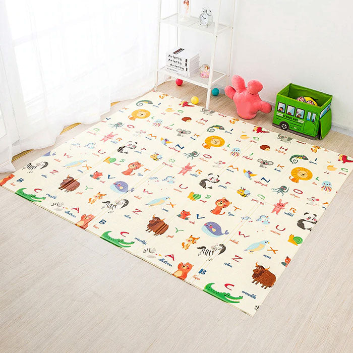 ABCD Reversible Baby Play Mat Front view