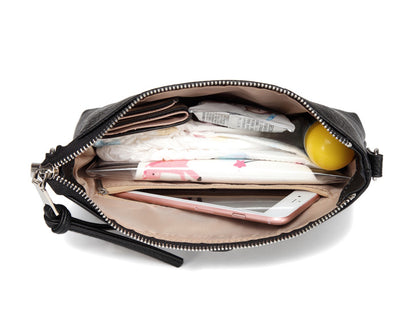 Aaryaa Nappy Clutch - Black