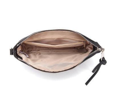 Aaryaa Nappy Clutch - Black