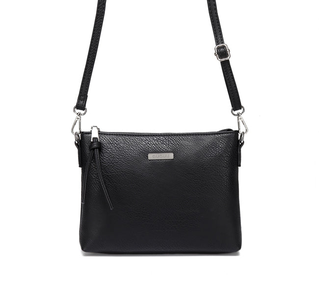 Aaryaa Nappy Clutch - Tan