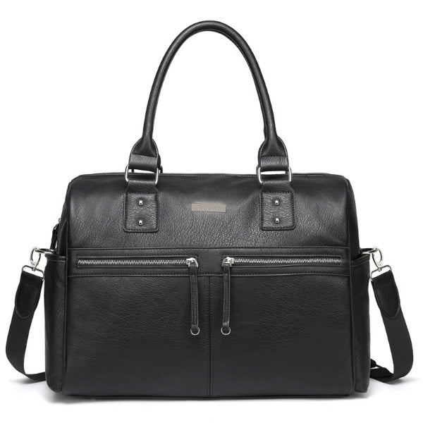Adele All in One Black Nappy Bag
