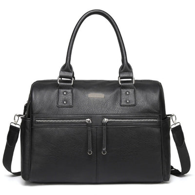 Adele All in One Black Nappy Bag
