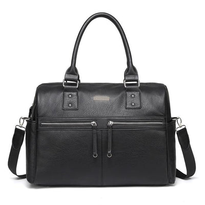 Adele All In One Black Nappy Bag front