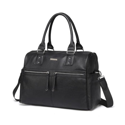 Adele All In One Black Nappy Bag side view