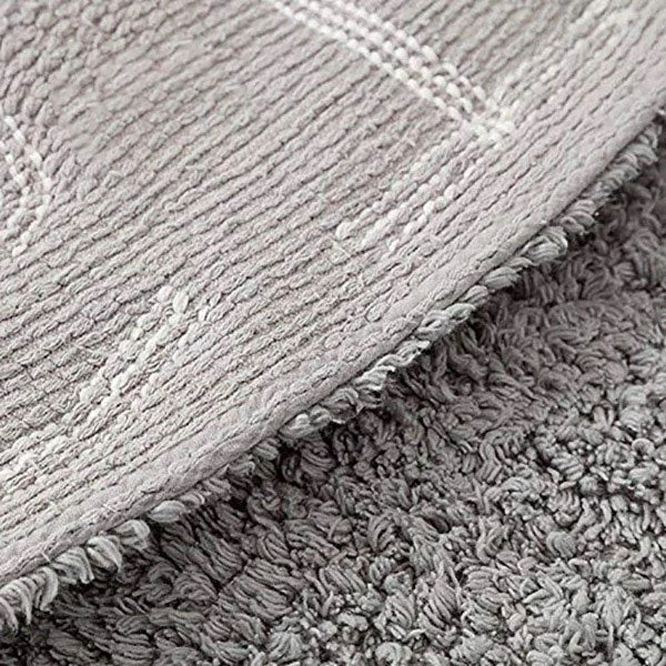 Alphabet Round Grey Cotton Baby Play Mat 120 x 120 cm closeup 1