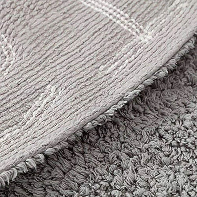 Alphabet Round Grey Cotton Baby Play Mat 120 x 120 cm closeup 1