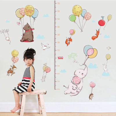 Animals Height Measurement Wall Sticker main