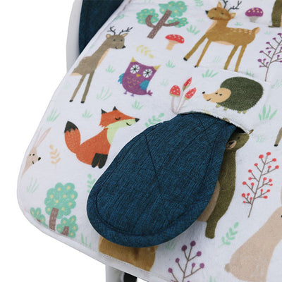 Animals Reversible Pram Liner in Pram