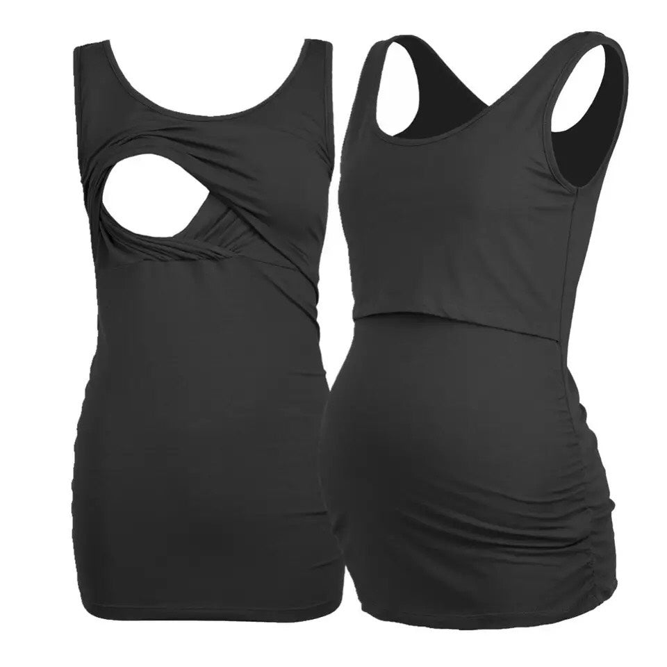 Aria Nursing Top - Black